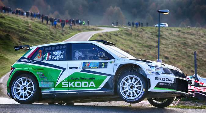 Umberto Scandola, Guido Damore (Skoda Fabia R5 #3, Car Racing)