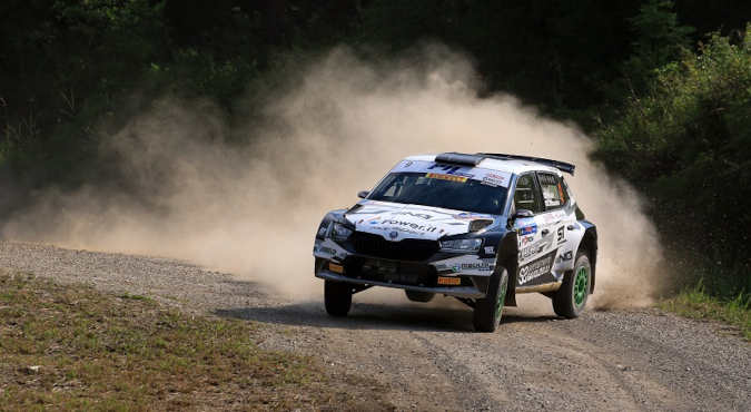 Gryazin Nikolay; Aleksandrov Konstantin; Skoda Fabia R5 Evo; #9